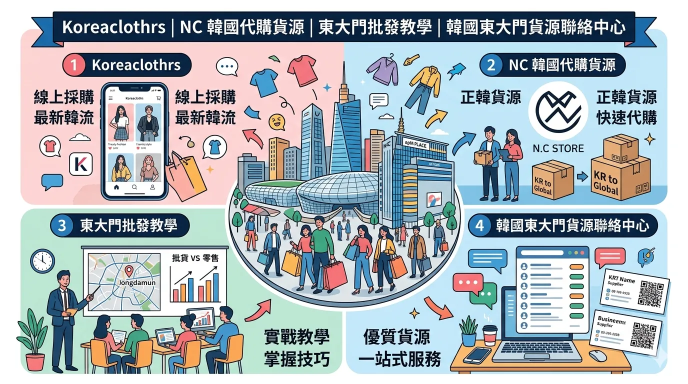 NC 韓國代購貨源｜東大門批發教學 