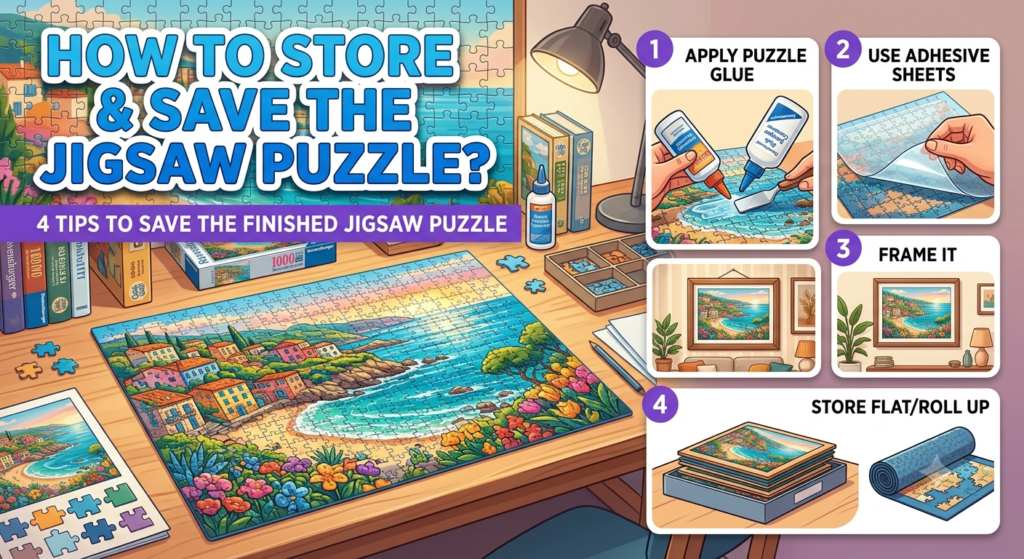 How to Store and Preserve a Finished Jigsaw Puzzle