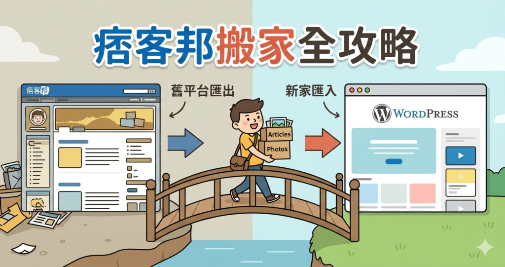 痞客邦搬家