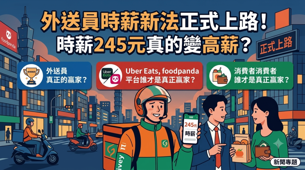 外送員時薪新法
