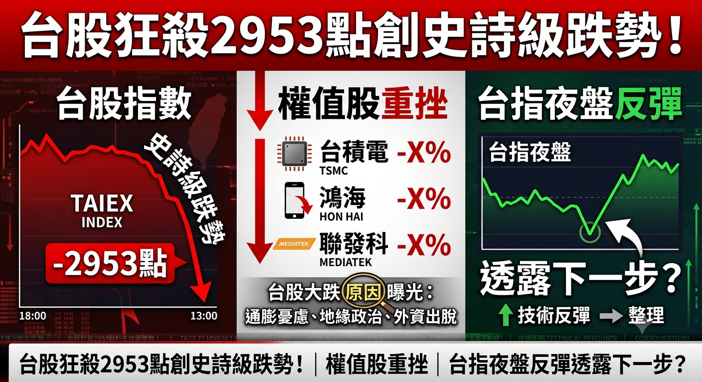 台股大跌原因
