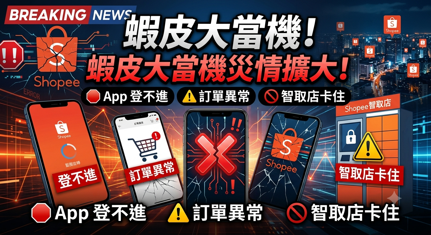 蝦皮當機