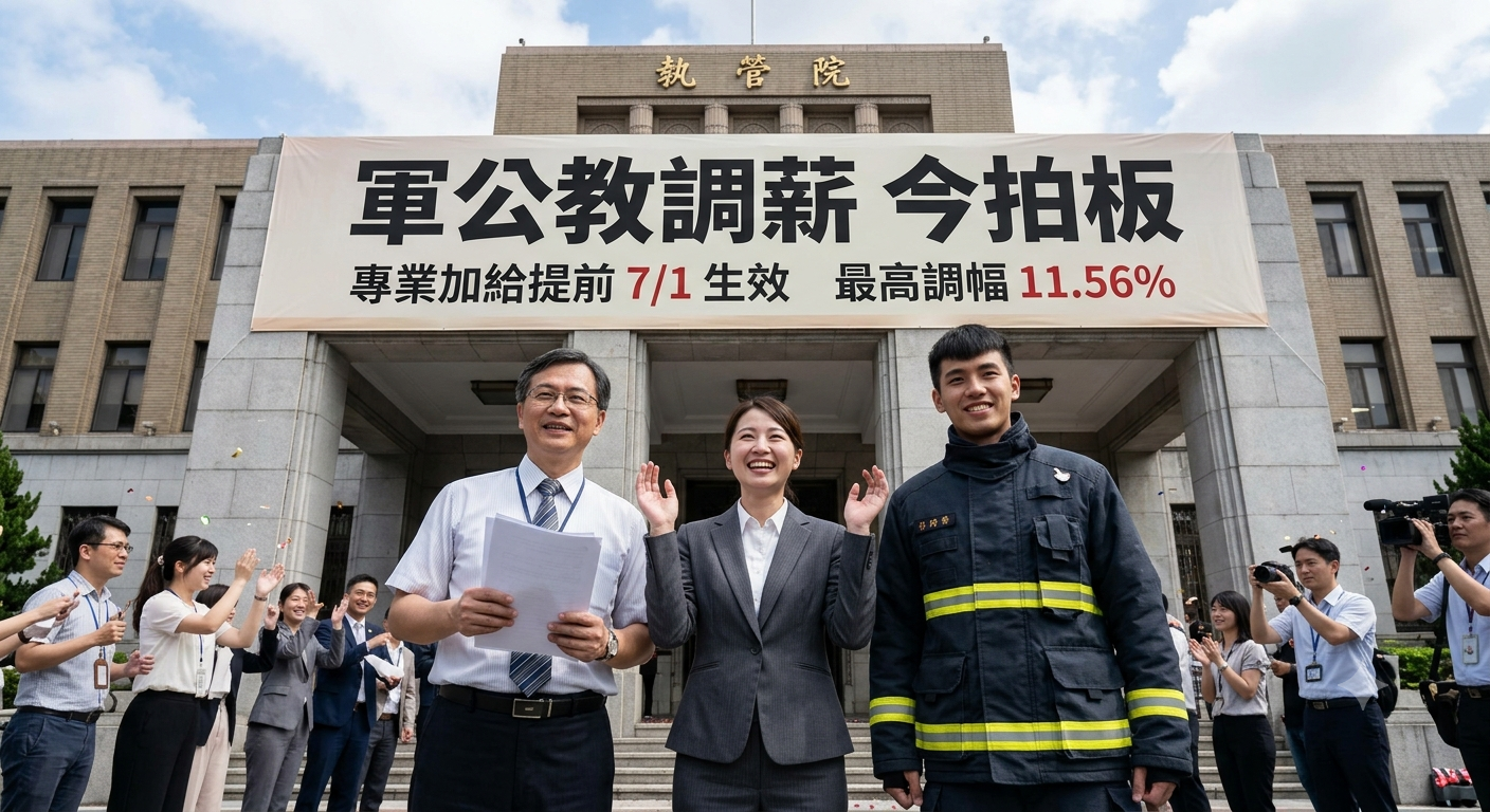 軍公教加薪