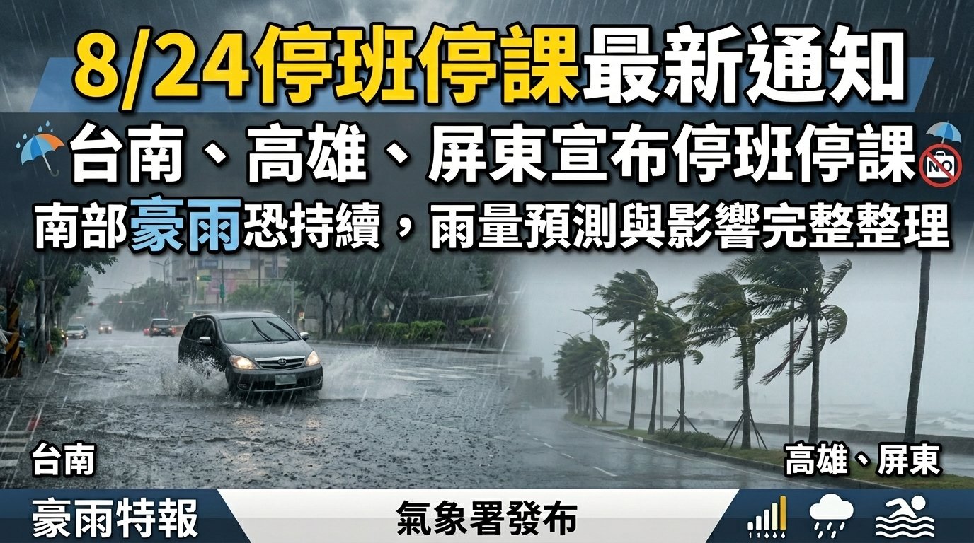 8/24 停班停課