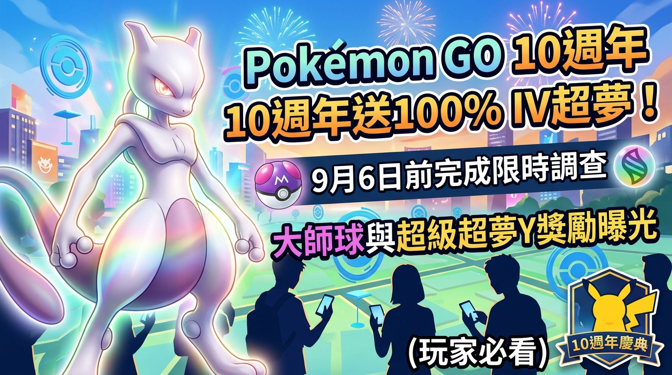 Pokémon GO 10週年大禮