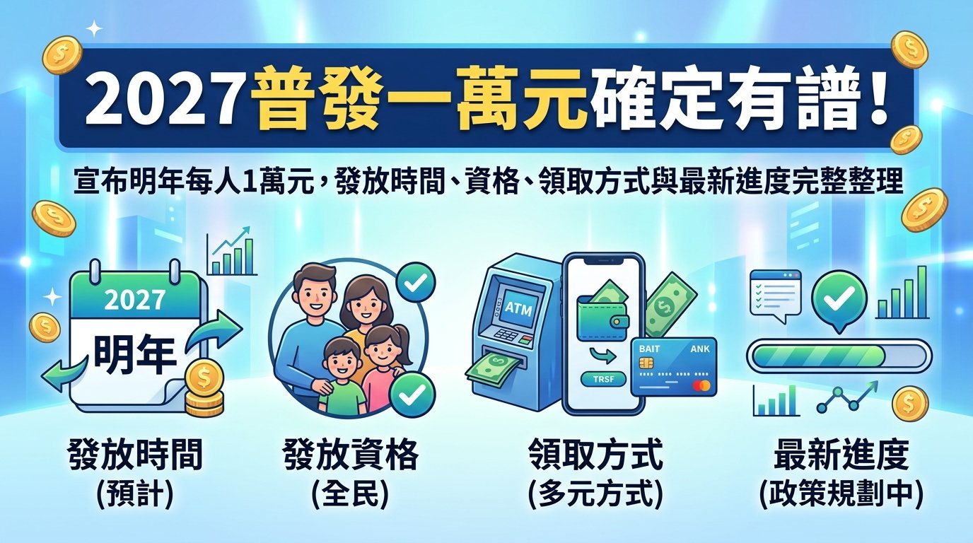 普發一萬元