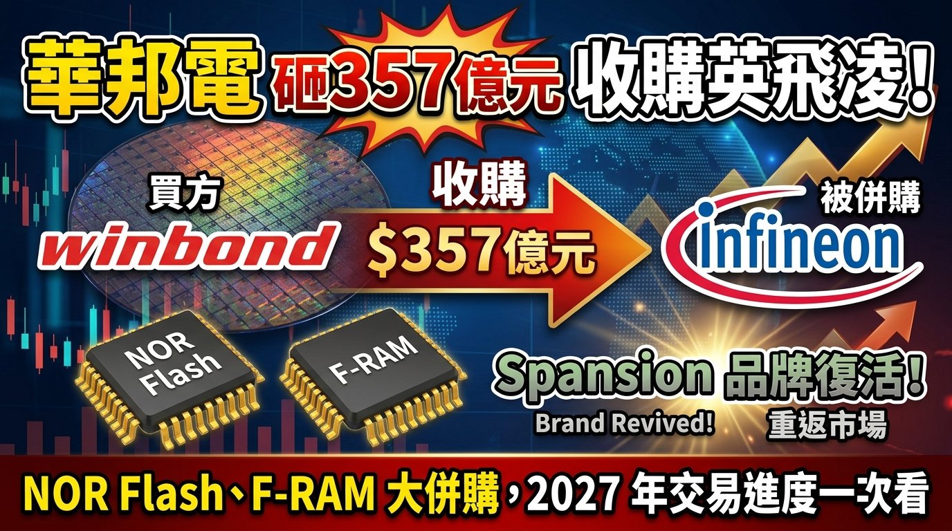 華邦電收購英飛凌