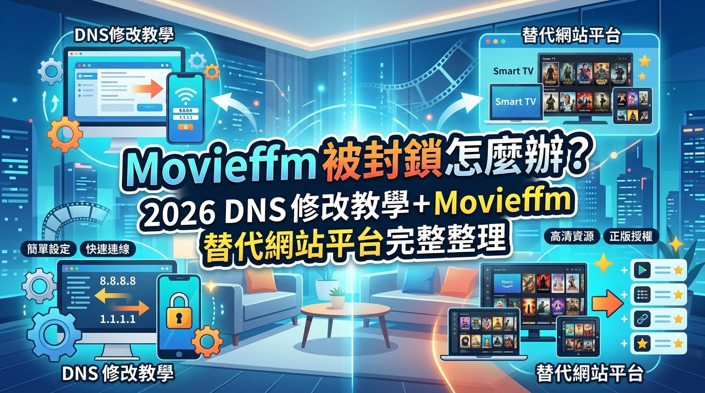 Movieffm 被封鎖怎麼辦?