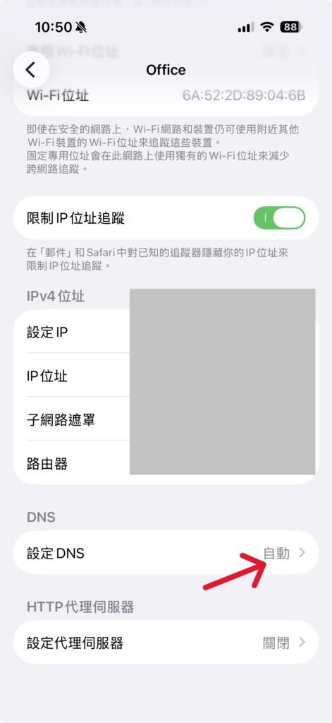 手動 設定DNS