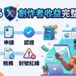 X 創作者收益完整指南：資格、申請、認證、提現、稅務與封號紅線